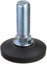 4 Adjustable Screw Jacks, 22 mm Height, Maximum Load 100 kg per Jack