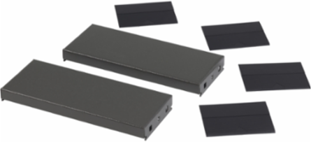 Side Panels for PanelSeT SFN, 400 mm Width, 100 mm Height, IP30, Grey RAL 7022