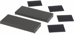 Side Panels for PanelSeT SFN, 400 mm Width, 100 mm Height, IP30, Grey RAL 7022