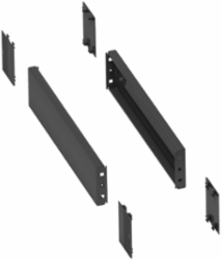 Side Panels for Electrical Enclosure, 500mm Width, 100mm Height, Set of 2