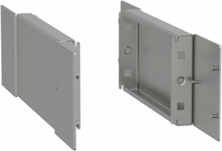 PanelSeT Side Plinth 100 mm Height, 400 mm Depth, Stainless Steel 316L