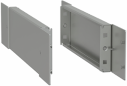 PanelSeT Side Plinth, 100 mm Height, 500 mm Depth, Stainless Steel 316L