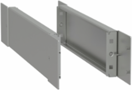 PanelSeT Side Plinth, 100 mm Height, 600 mm Depth, Stainless Steel 316L