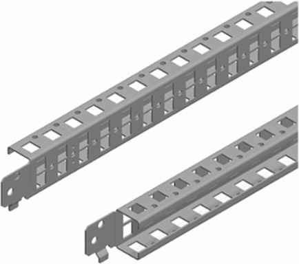 Quick Fixing Cross Rails 40 mm x 1000 mm, Set of 2, Zinc-Plated Steel