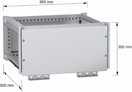 Top busbar chamber, PanelSeT SFN, for electrical enclosure W600 D500mm, IP55