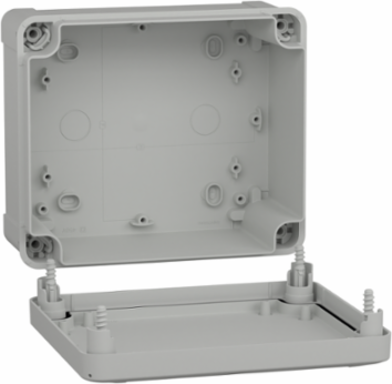 Industrial PC Box 175x150x80mm, IP66, IK08, Polycarbonate, Gray RAL 7035