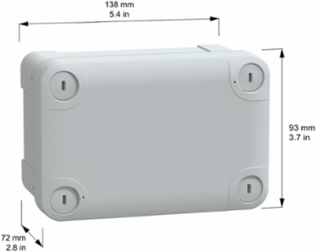Thalassa TBS ABS Industrial Box 93x72x138mm, IP66, IK07, Set of 2