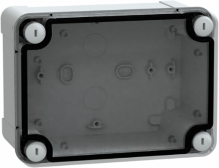 Thalassa TBS ABS Industrial Box, 164x121x87mm, IP66, IK07, Low Transparent Cover