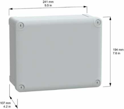 Thalassa TBS ABS Industrial Box 241x194x107mm IP66 IK07