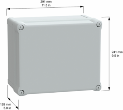 Thalassa TBS Industrial ABS Box 241x128x291mm IP66 IK07