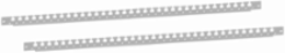 Door Cross Rails Set - 1000 mm Width, Steel, Zinc Coated, Multi-Purpose