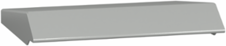 Spacial WM Canopy 200x150mm Galvanized Steel, Grey RAL 7035