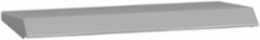 Spacial WM Canopy 400mm x 150mm Grey RAL 7035, Galvanised Steel