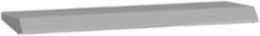 Spacial WM Canopy 500mm x 200mm Grey RAL 7035, Galvanised Steel