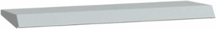 Spacial WM Canopy 600x250 mm Grey RAL 7035, Galvanized Steel