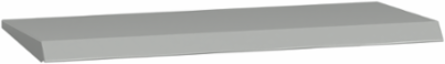 Spacial WM Canopy 800 x 400 mm, Galvanized Steel, RAL 7035