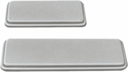 Closing Side Plate for Thalassa PLS Box, 200 mm, Gray RAL 7035