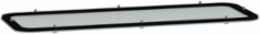 Standard Cable Gland Plate 345mm x 130mm, Grey RAL 7035