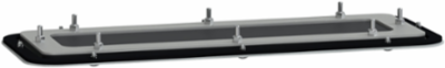PanelSeT S3D Flexicable Gland Plate 278 x 63 mm, Gray RAL 7035