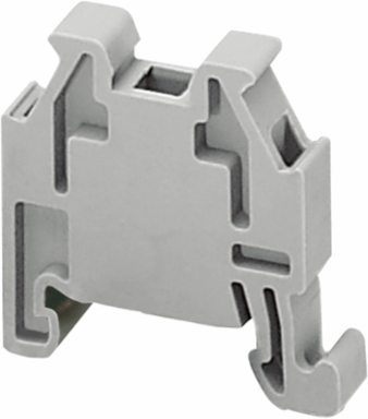 Linergy TR End Stop for 15mm DIN Rails, 5.2mm Thick, Grey, Set of 50