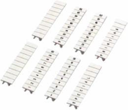 Marking Strip Set of 10, 5 mm, Black Numeric 71-80, Polyamide 6/6