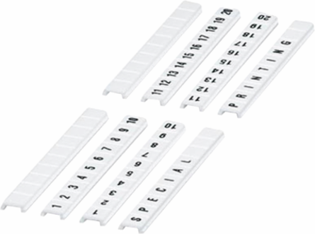 Linergy TR Marking Strip 5mm Set of 10, Halogen Free, White