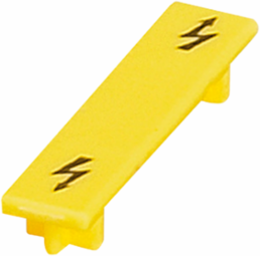 Yellow Warning Label for Linergy TR 2.5 mm² Screw Terminal Blocks, Set of 10