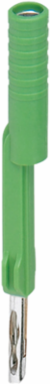 Linergy TR Test Adapter for 4mm Safety Plug, Green, 6 Inputs, Set of 10