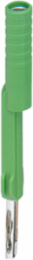 Linergy TR Test Adapter for 4mm Safety Plug, Green, 6 Inputs, Set of 10