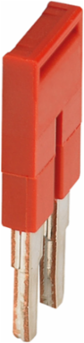 Plug-In Bridge for 2.5mm² Terminal Blocks, 2-Way, Red, Set of 50