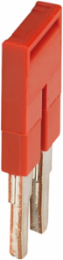 Plug-In Bridge for 2.5mm² Terminal Blocks, 2-Way, Red, Set of 50