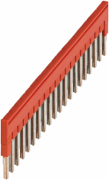 Linergy TR Plug-in Bridge, 20 Ways for 2.5 mm² Terminals, Set of 10, Red