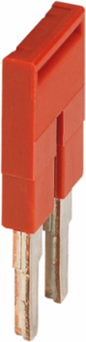 Linergy TR Plug-in Bridge 2 Way for 4mm² Terminal Blocks, Red, Set of 10