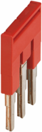 Linergy TR Plug-in Bridge 3 Pole 4mm² Terminal Block 6.2mm Pitch Red, Set of 50