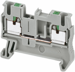 Linergy TR Push-In Terminal Block, 2 Points, 2.5 mm², Orange, Set of 50