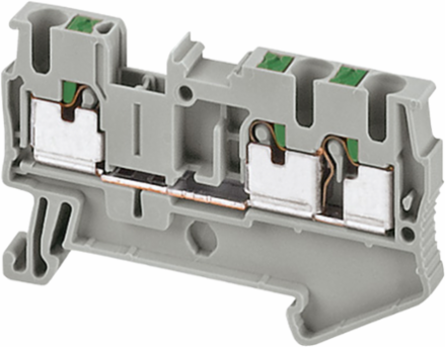 Linergy TR Push-In Terminal Block 3 Points 2.5mm² Grey Set of 50