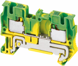 Linergy TR Terminal Block, 2 Points, 4 mm², Green-Yellow, Set of 50