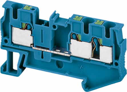 Linergy TR Terminal Block 4mm², Blue, Set of 50, 3 Points