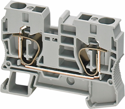 Linergy TR Terminal Block, 10mm2, 2 Points, Halogen Free, Grey
