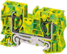 Linergy TR Terminal Block, 2 Points, 16mm², Green-Yellow, Set of 50