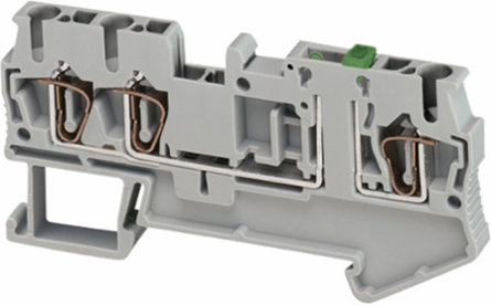 Linergy TR Terminal Block, 2.5 mm2, 3 Points, 72 mm Length, Grey