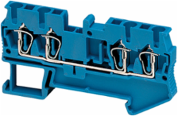 Linergy TR Terminal Block, 4 Points, 2.5 mm2, Blue, Set of 50
