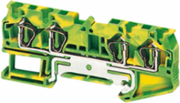 Linergy TR Terminal Block, 4 Points, 4 mm², Green-Yellow, Set of 50