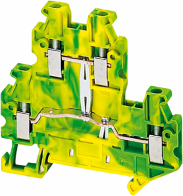 Linergy TR Terminal Block, 2 Level, 2.5 mm², Green-Yellow, Set of 50