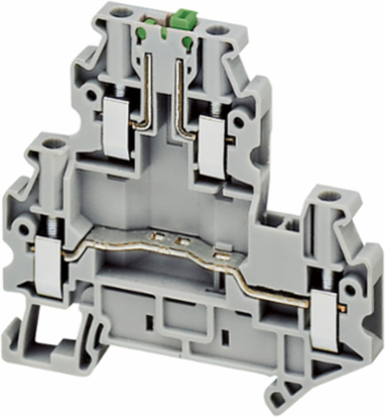 Linergy TR Terminal Block, 4 Points, 4 mm², Grey, Halogen-Free, 30 A