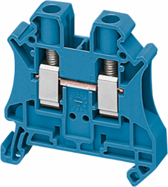Linergy TR Terminal Block, Blue, 6mm², Passthrough, Set of 50
