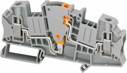 Linergy TR Screw Terminal Block, 2 Points, 6 mm², Clip-on, Grey