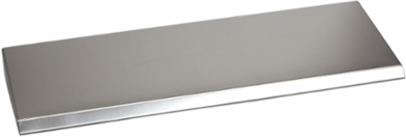 Stainless Steel Canopy 304L for WM Enclosure 405mm x 233mm, Scotch-Brite Finish