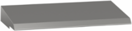 Stainless Steel Canopy 304L for WM Enclosure 405mm x 233mm, Scotch-Brite Finish