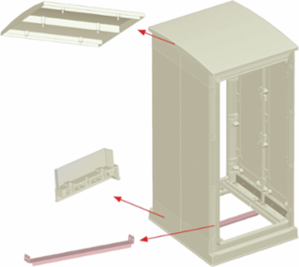 Vertical Coupling Kit for PanelSeT PLA with IP55 Protection